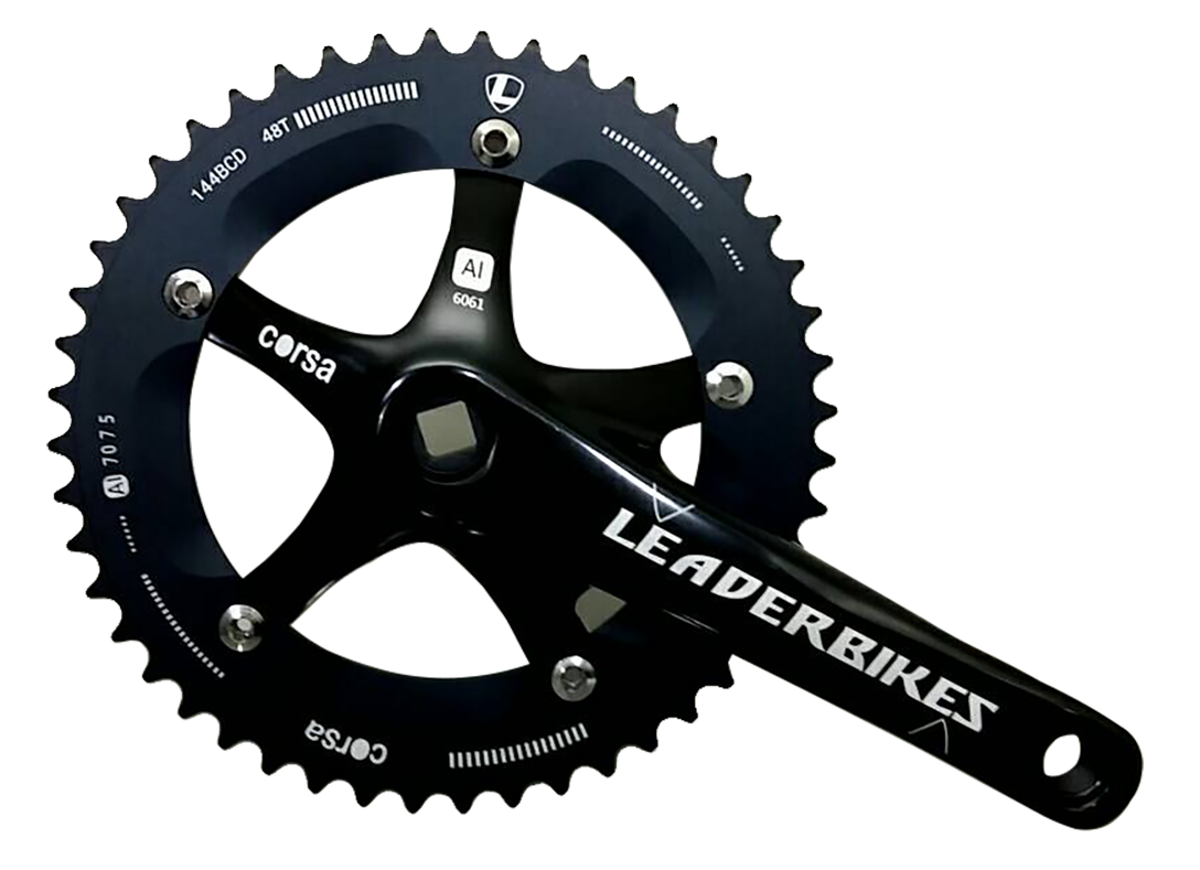 LEADER BIKES Corsa Crankset LT with Tange BB LEADER BIKES Corsa Crankset LT with Tange BB
