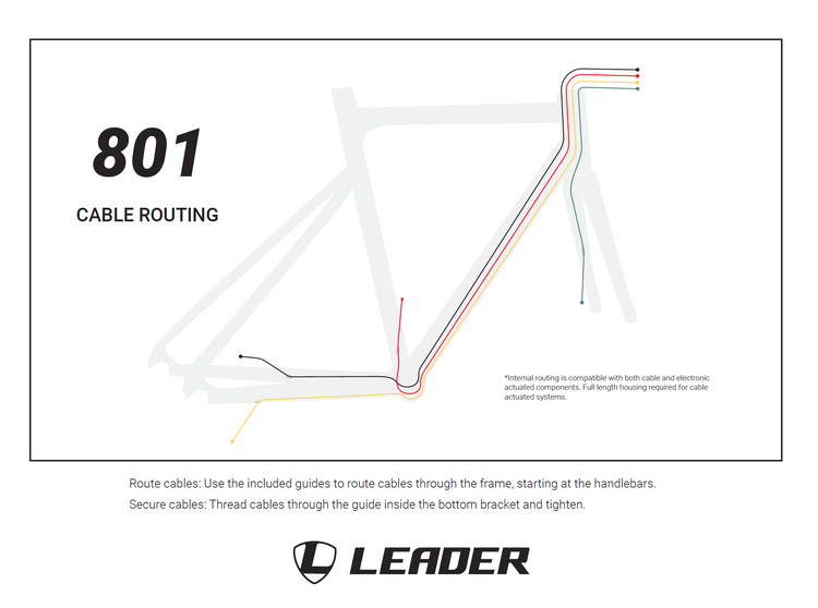 801 ROAD BIKE FRAMESET – LEADER BIKES